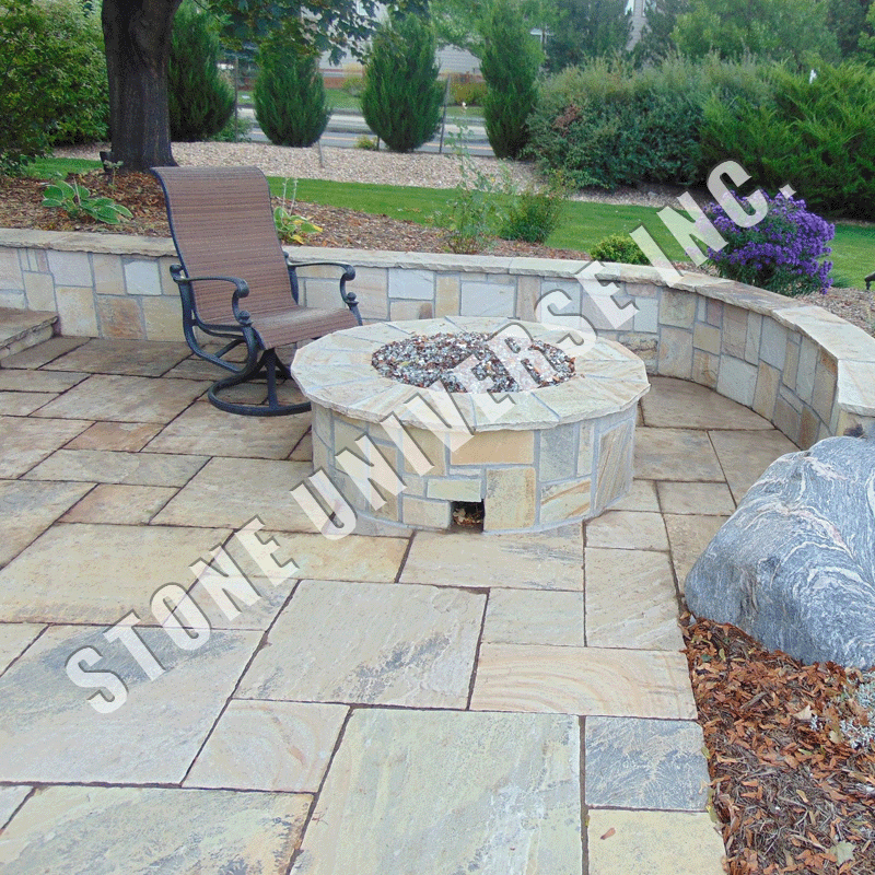 Rock Face Jumbo Pattern Autumn Mist (West)