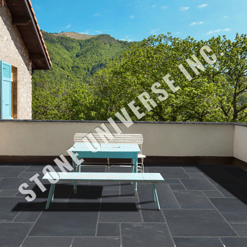 Rock Face Jumbo Pattern Lime Black (West)