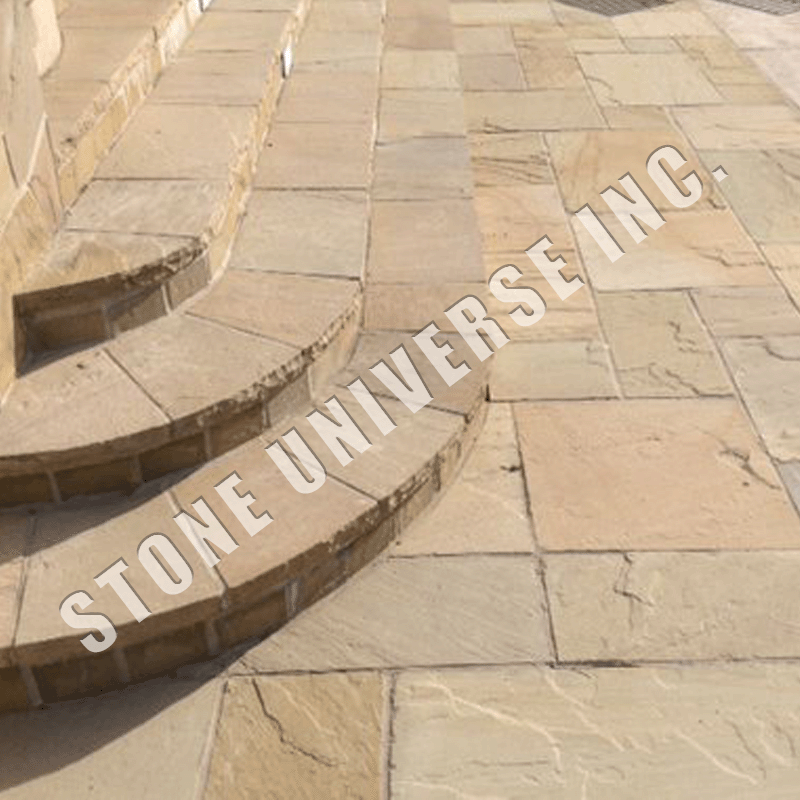 Rock Face Random Pattern Brown Mist (West)