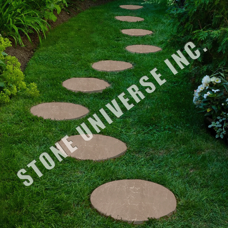 Stepping Stone Antique Brown - Round (West)