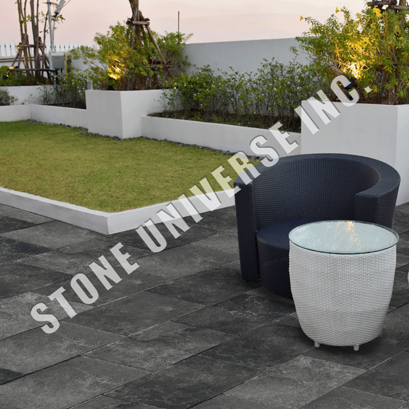 Porcelain Paver Antique Carbon (West & East)