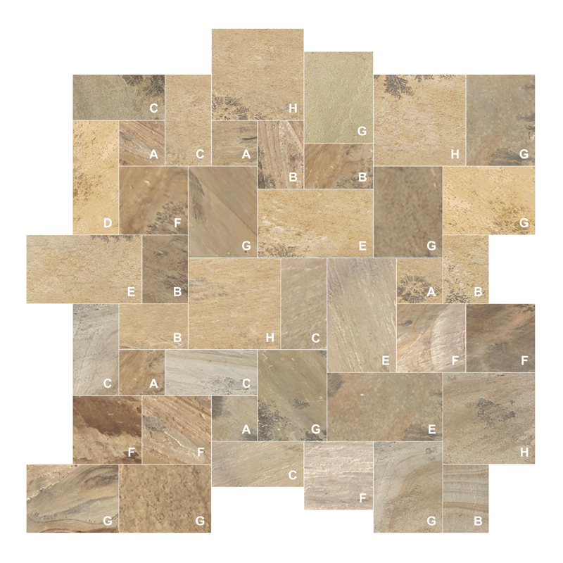 Paver Ashlar Pattern Autumn Mist (East)