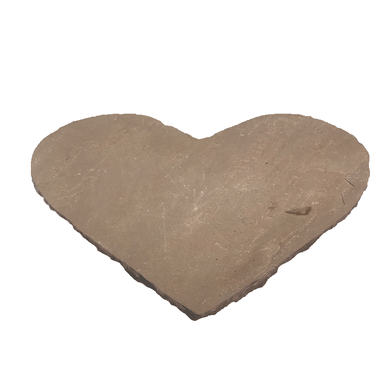 Stepping Stone Antique Brown - Heart (West)